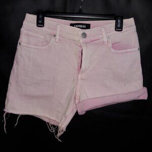 Pink Jeans Shorts